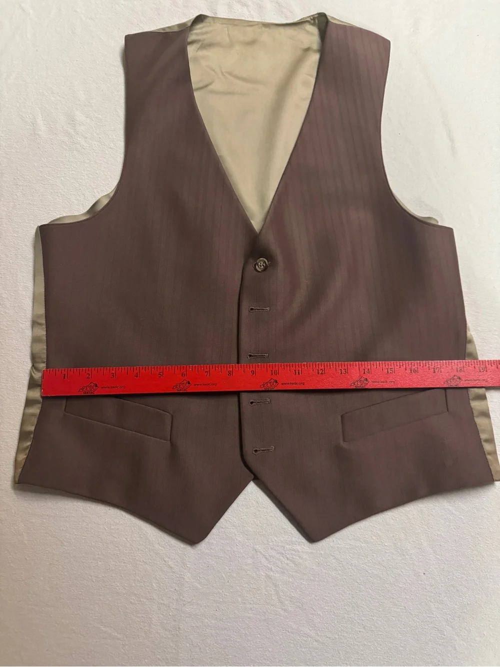Vintage 70s Phoenix Mauve 3 Piece Suit Mens 40R 33x28 Union Made USA